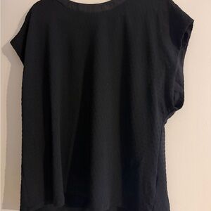 Umgee Black Short Sleeve Top